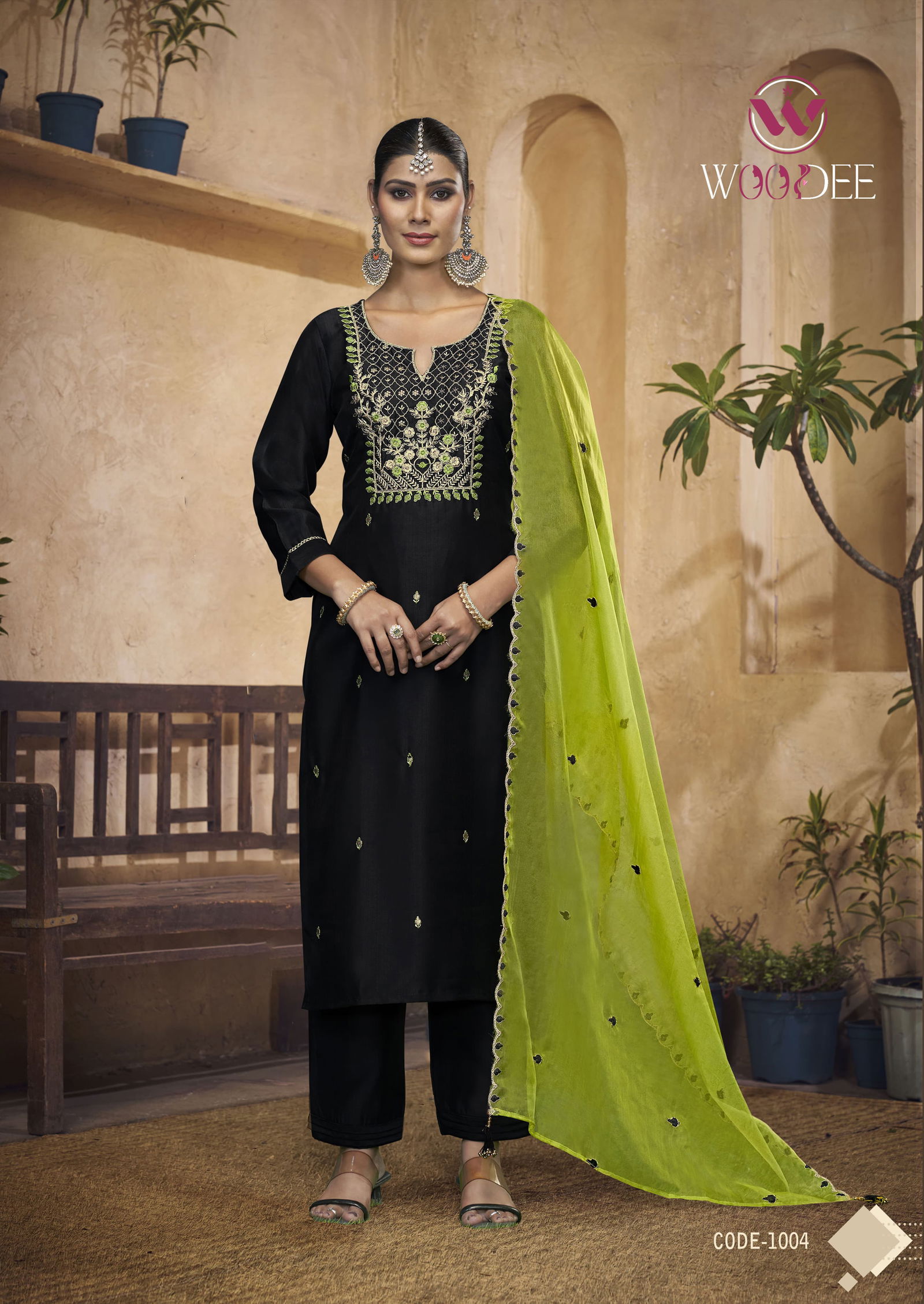 Albeli By Woodee Viscose Silk Designer Kurti With Bottom Dupatta Wholesale Market In Surat